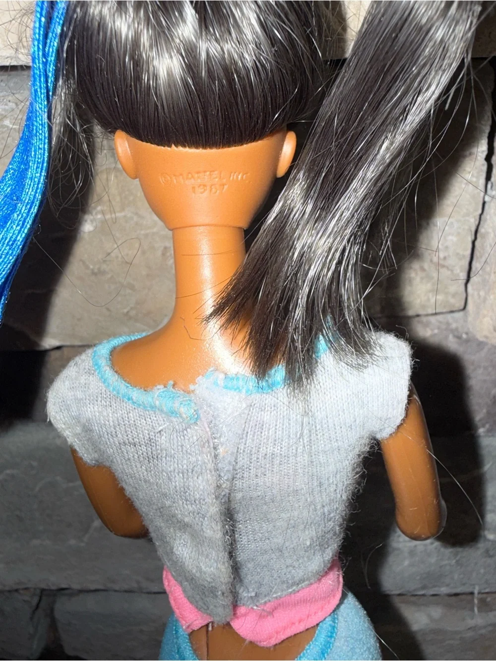 Barbie Christy doll long hair dancing Barbie in casual outfit Vinatge hair bow